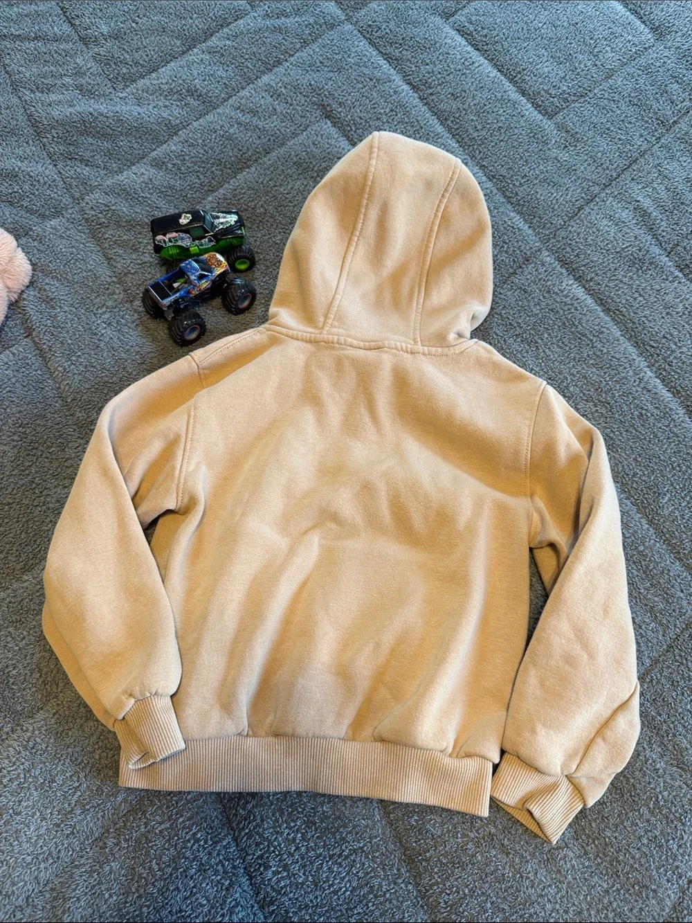 Nike Kids Tan Hoodie NIKE Logo